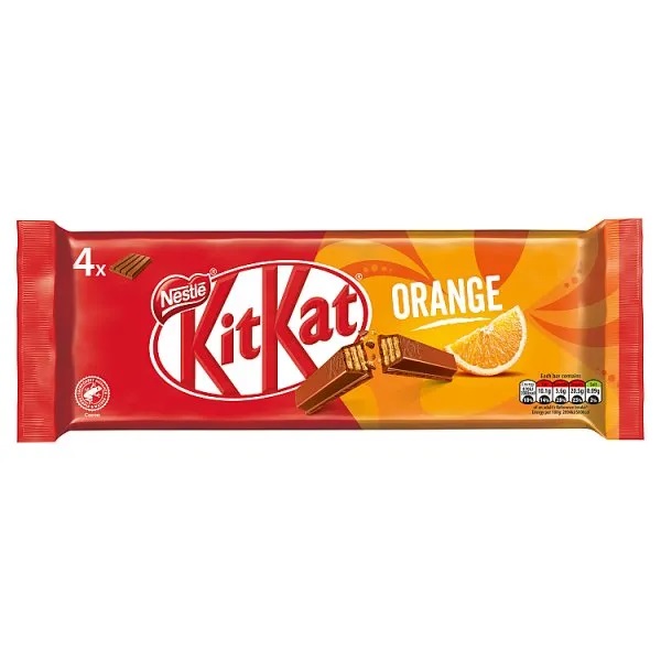 [BDP0230] Kit kat 4 finger Orange 4 bars chocolate 166g