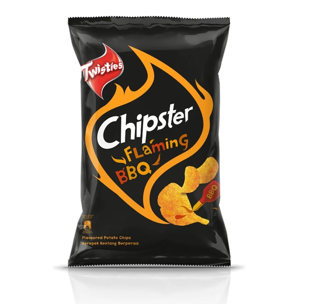 [BDP0372] Twisties Chipster Flaming BBQ 130g