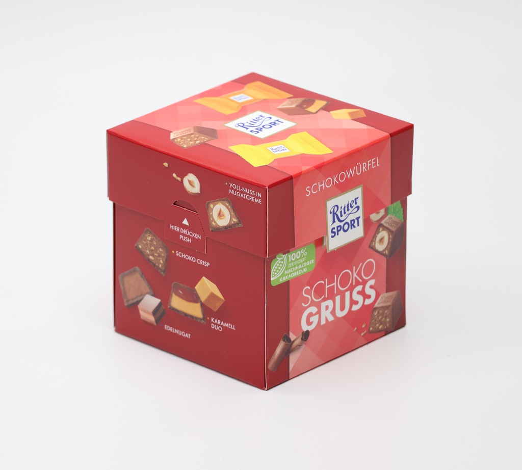 [BDP0377] Ritter Sport Greetings chocolate cubes (Schoko Gruss)176g
