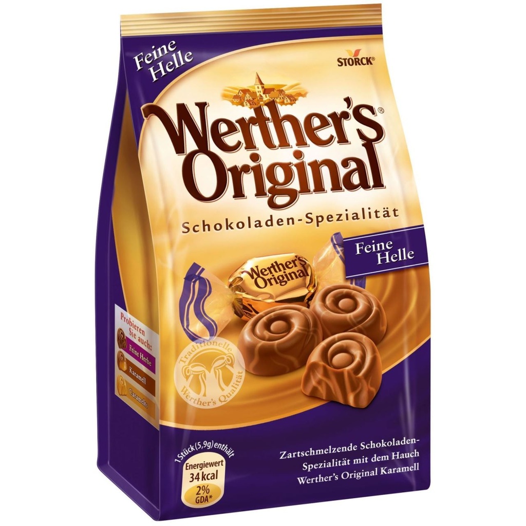 [BDP0378] Storck Werther's Original Caramelts (Schoko & Karamell) 153g