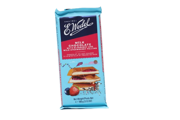 [BDP0457] Wedel Milk Blueberry and Wild Strawberry Filling 100g