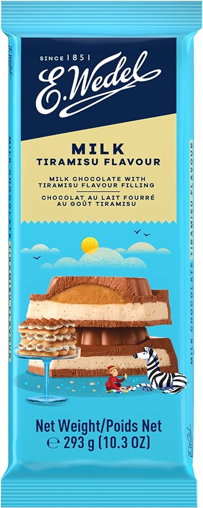 [BDP0458] Wedel Milk Chocolate with Tiramisu Flavour 293g