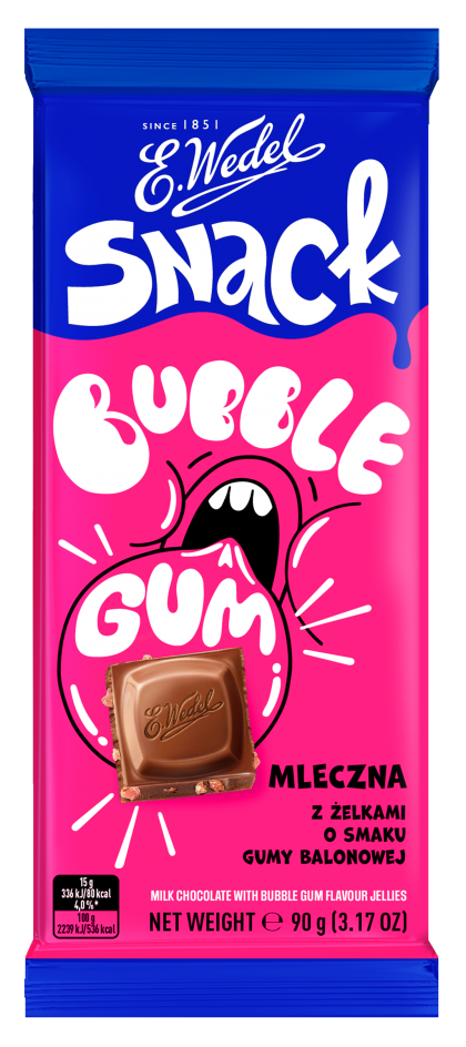 [BDP0468] Wedel Snack Bubble Gum 90g