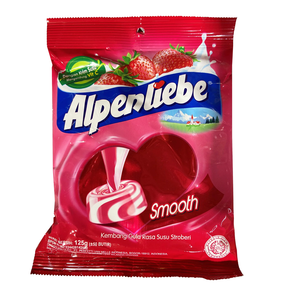 [BDP0494] Alpenliebe Strawberry Candy 125g