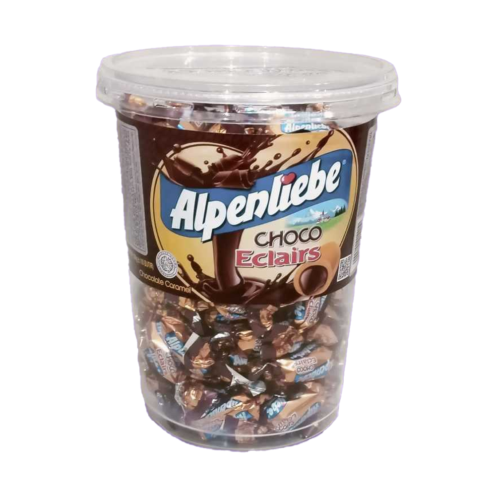 [BDP0499] Alpenliebe Eclairs Caramel Chocolate Jar 360g