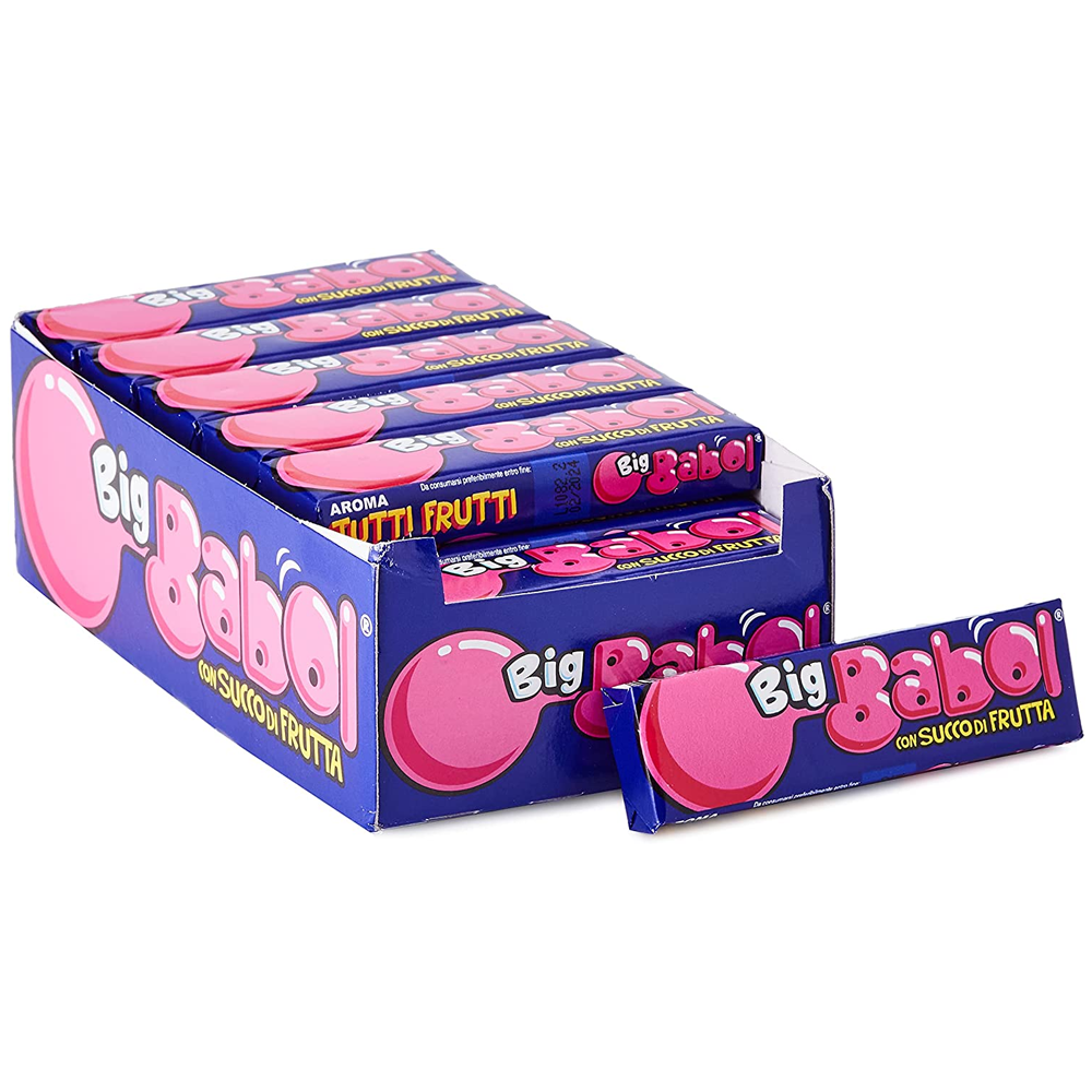 [BDP0504] Chupa Chups Big Babol Tutti Fruity (20x20g) 400g