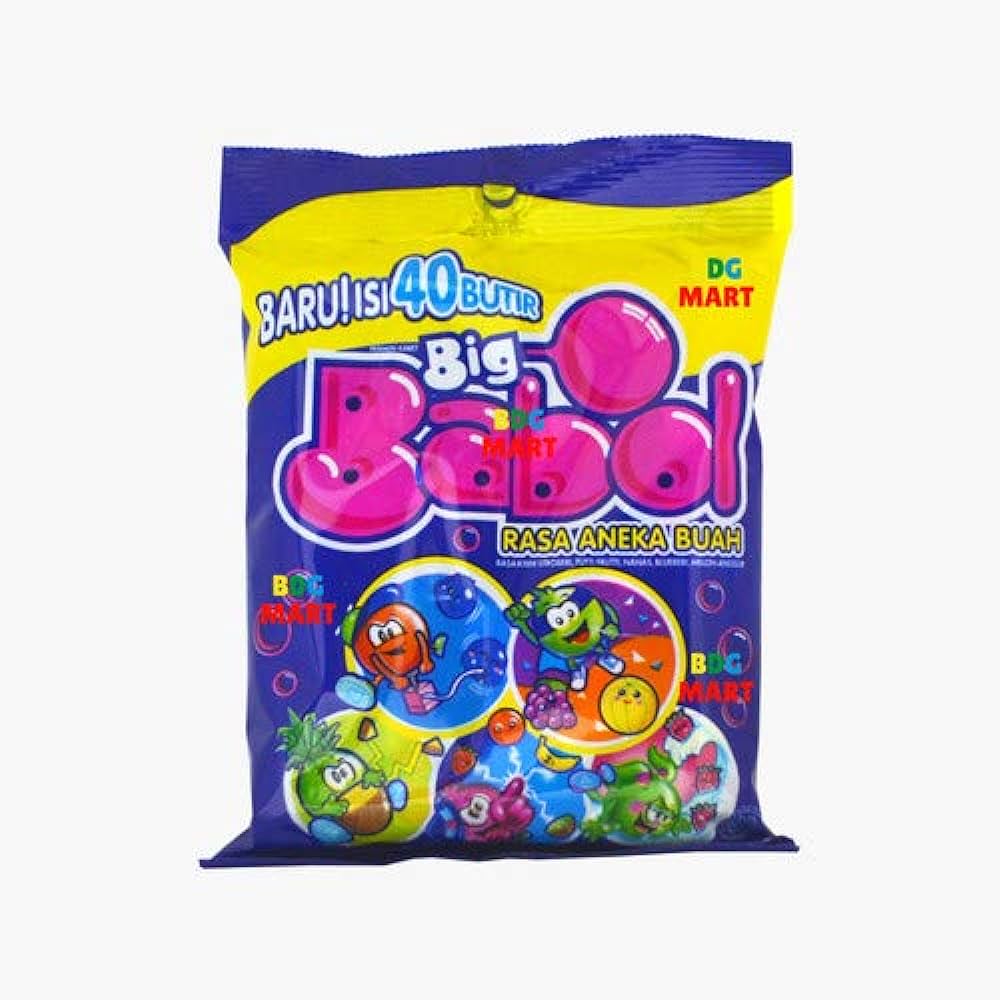 [BDP0512] Chupa Chups Big Babol Assorted Bubble Gum 152g