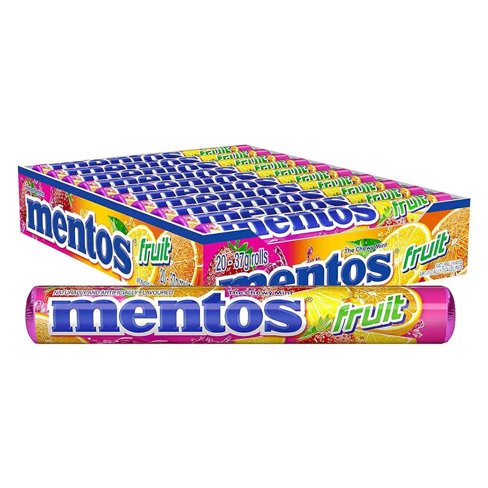 [BDP0519] Mentos Fruit Flavour Candy (14x29) 406g