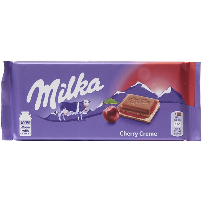 [BDP0548] Milka Cherry Creme Chocolate 100g