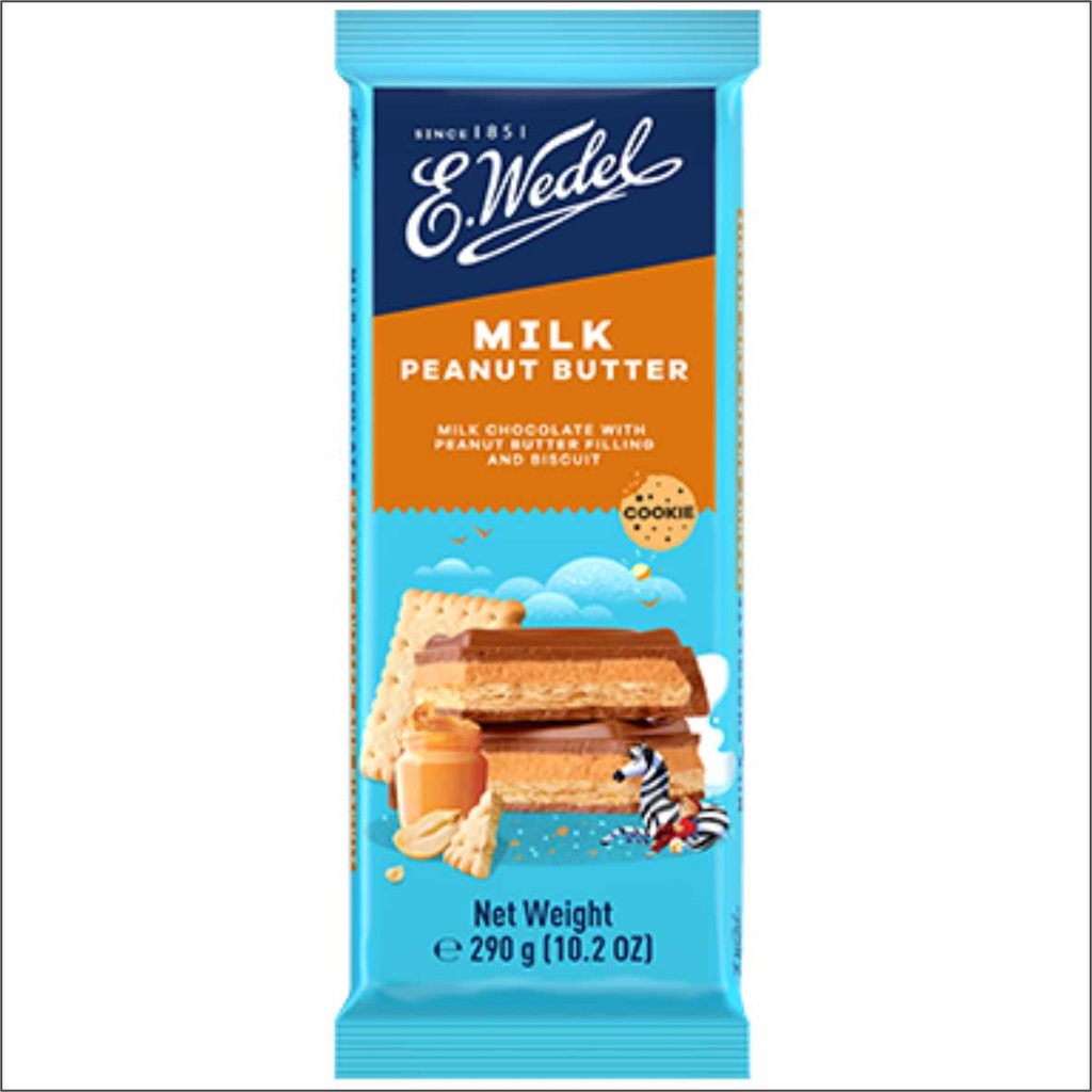 [BDP0603] Wedel Milk Peanut Butter Choc 290g