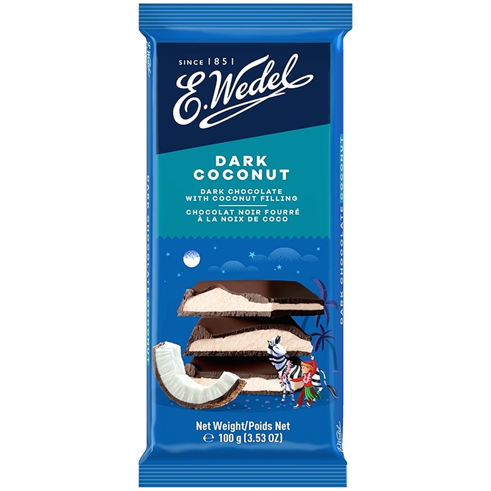 [BDP0610] Wedel Dark Coconut Choc 100g