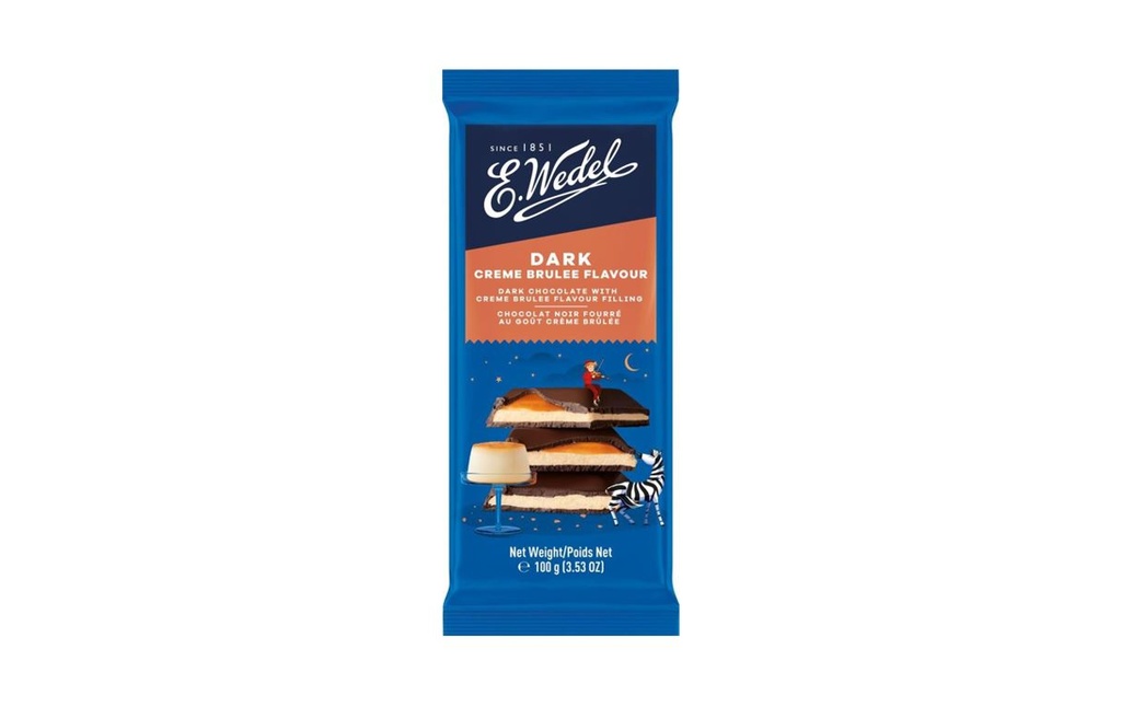 [BDP0614] Wedel Dark Creme Brulee Flavour 100g