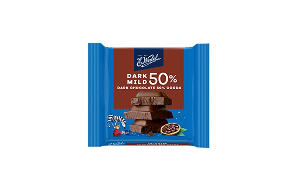 [BDP0627] Wedel 50% Dark Mild Chocolate Cocoa 40g
