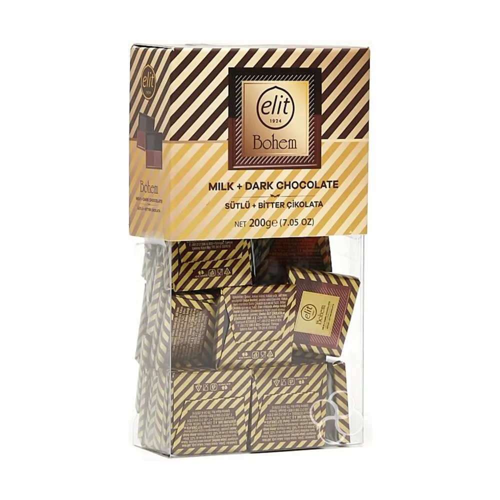 [BDP0820] Elit Bohem Milk Dark Chocolate 200g