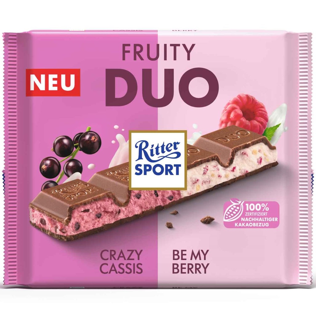 [BDP0883] Ritter Sport Fruity Duo 218g
