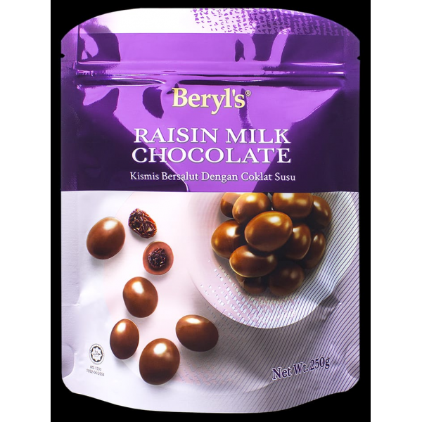 [BDP0897] Beryls Raisin Milk Chocolate 250g