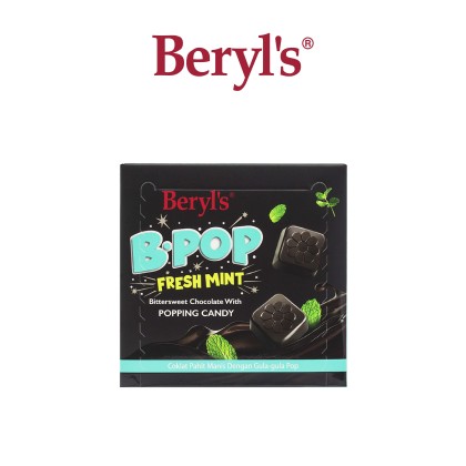 [BDP0900] Beryls B-Pop Bittersweet Chocolate - Fresh Mint Flavour 50g