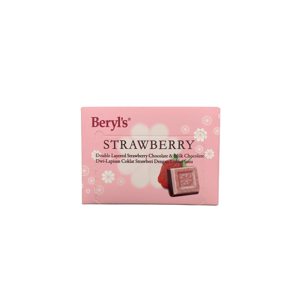 [BDP0901] Beryls Double Layered Strawberry & Milk Chocolate 60g
