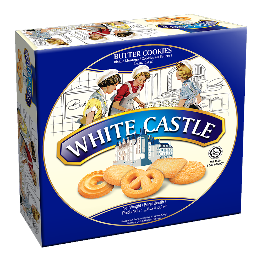 [BDP0915] White Castle Butter Ring Cookies 90g