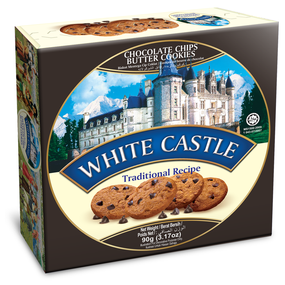 White Castle White Chocolate Chips Cookies 90g