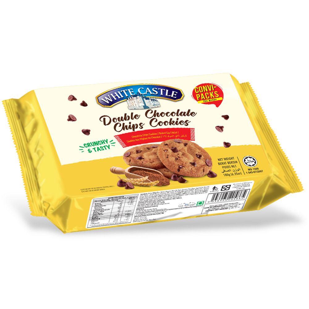 [BDP0921] White Castle Double Chocolate Chips Cookies 180g