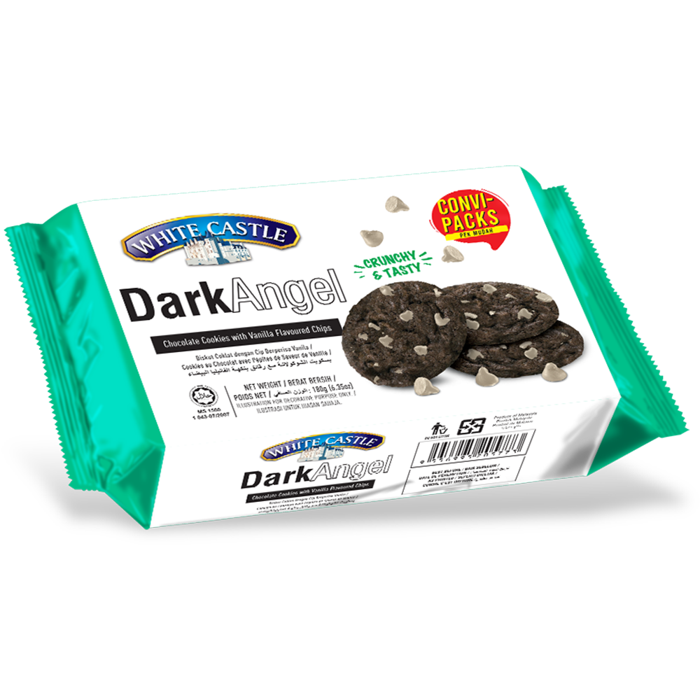 [BDP0924] White Castle Dark Angel Mint Chips Cookies 180g