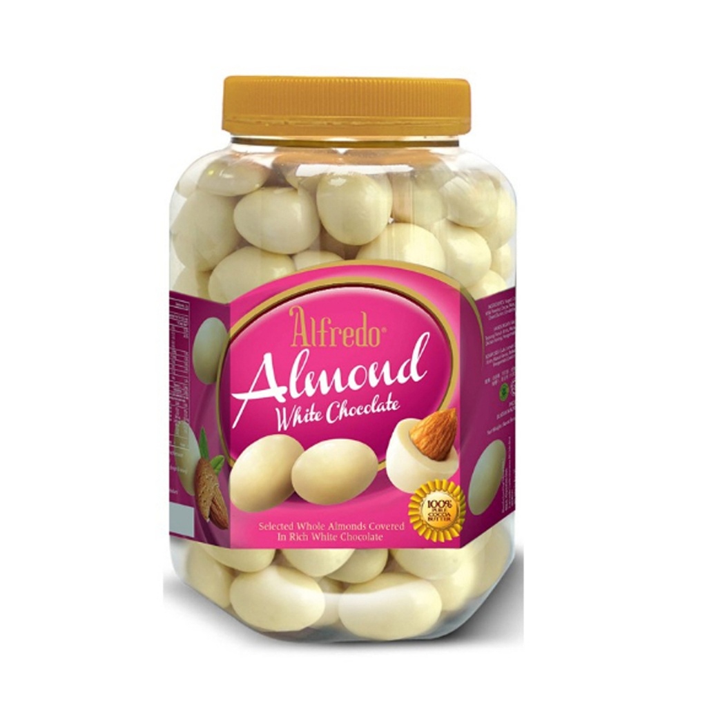 [BDP0965] Alfredo Almond White Chocolate Jar 300g