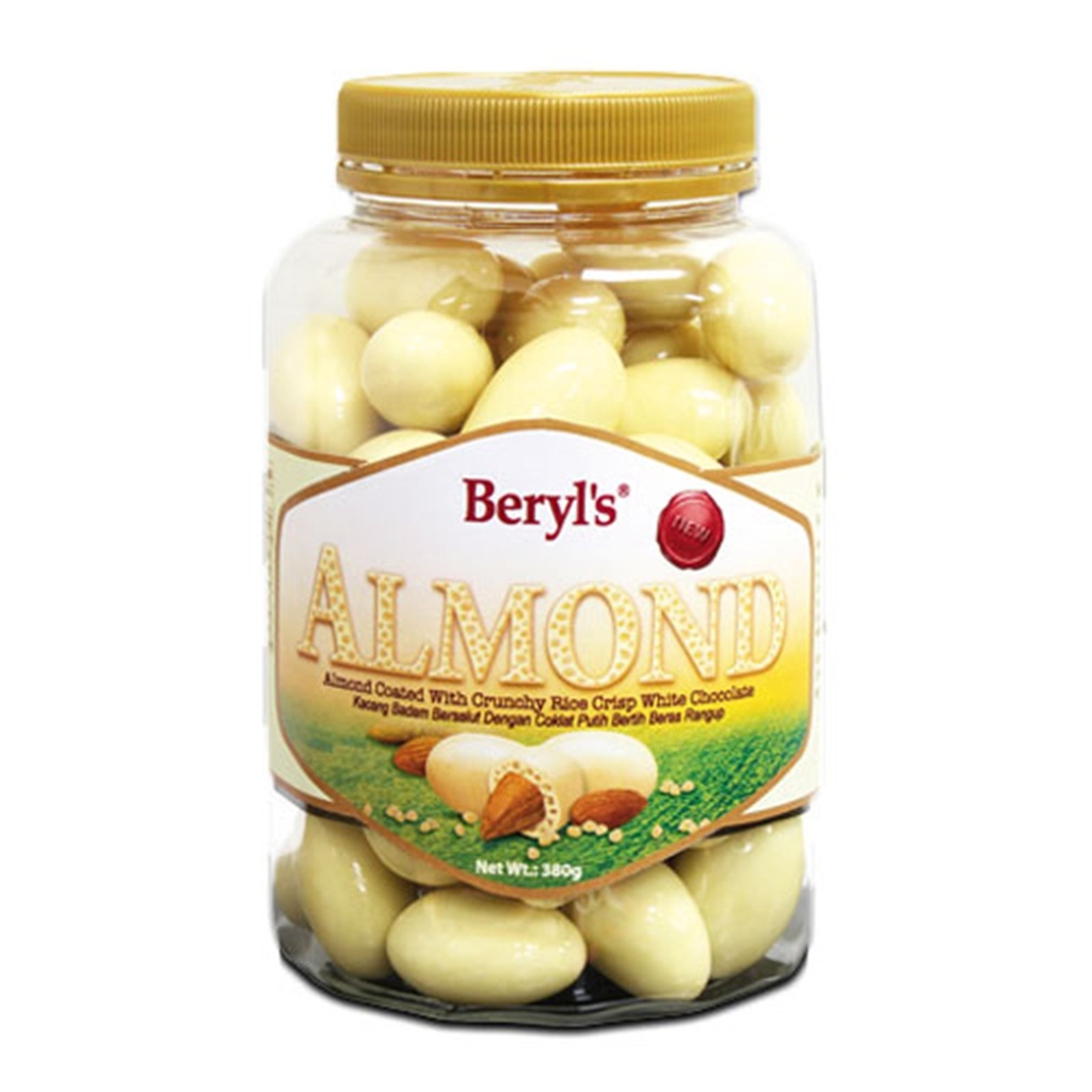 [BRL0158] Beryls Almond White Choc with Biscuit 340g
