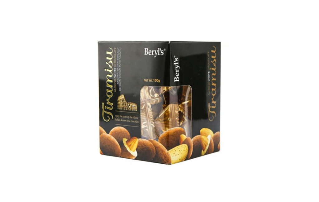 [BRL0175] Beryls Tiramisu Almond White Chocolate (Box) 100g