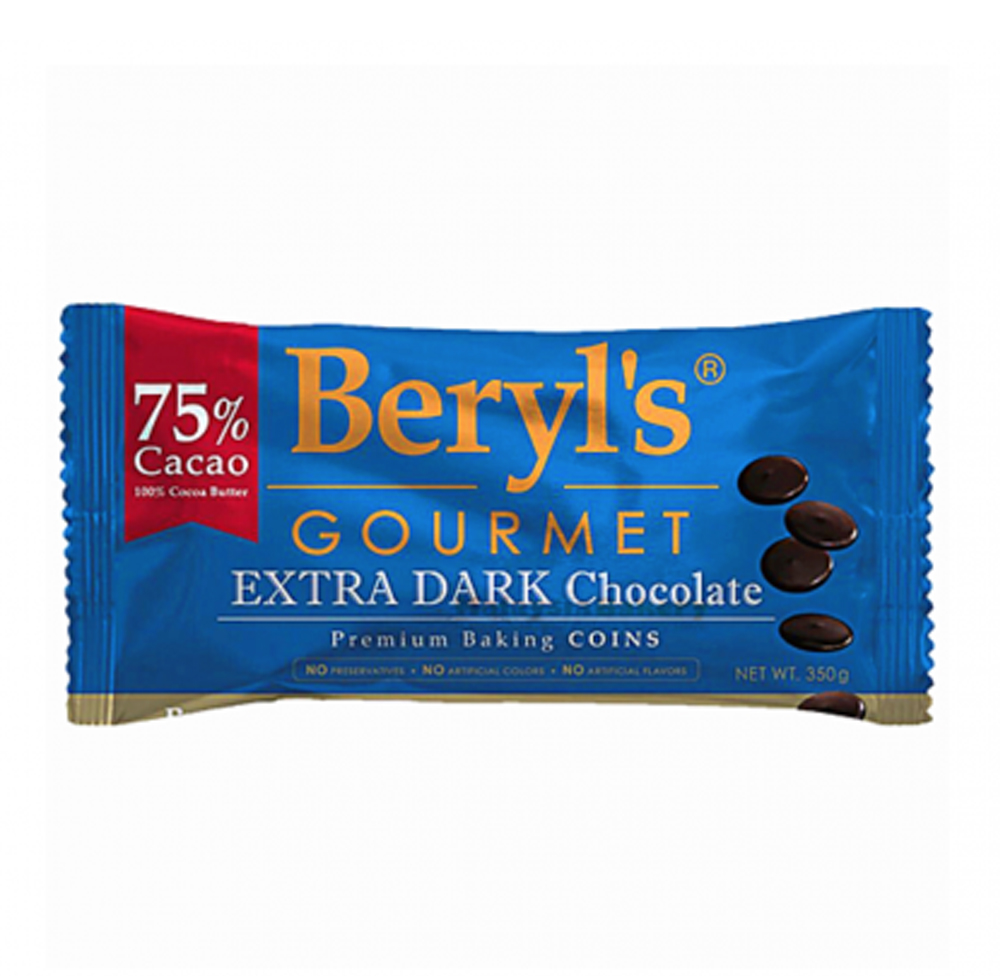 [BRL0178] Beryls Gourmet Extra Dark Chocolate 350g