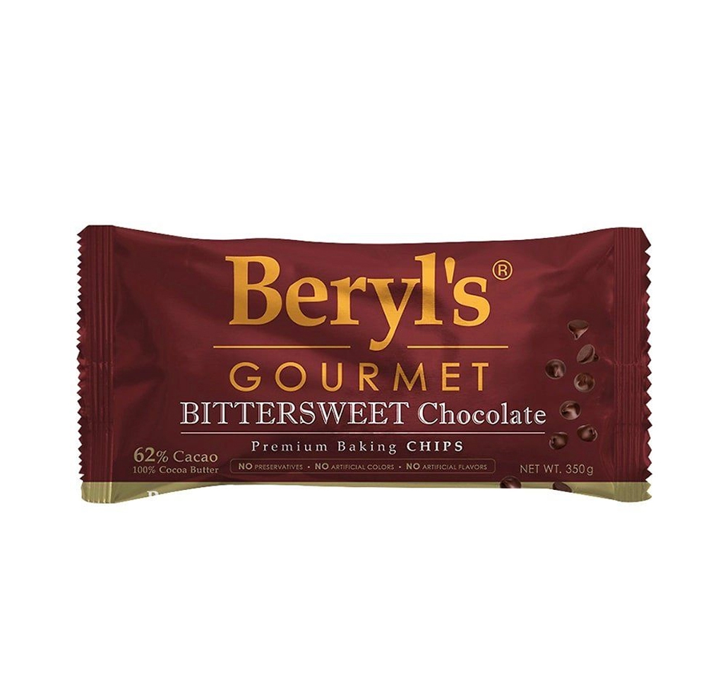 [BRL0179] Beryls Gourmet Bittersweet Chips Chocolate 350g