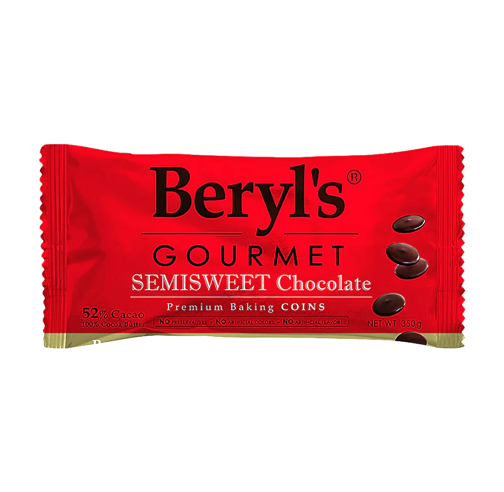 [BRL0180] Beryls Gourmet Semisweet Coins Chocolate 350g