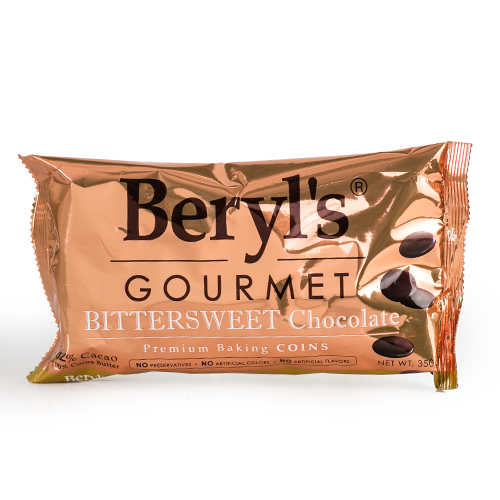 [BRL0187] Beryls Gourmet Bittersweet Chocolate 62% Cocoa Coins 350g