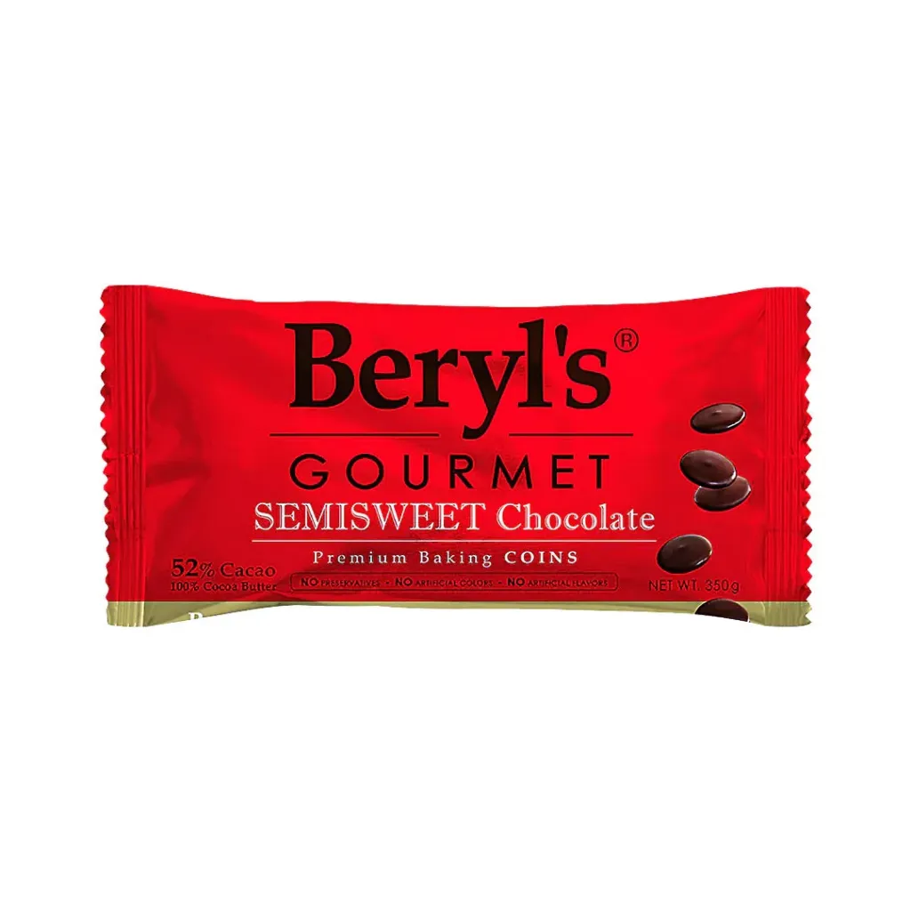 [BRL0190] Beryls Gourmet Semisweet 52% 350g Coins
