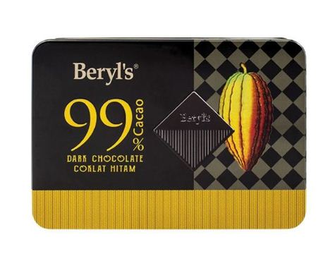 [BRL0202] Beryls 99% Cocoa Dark Chocolate (Tin) 108g
