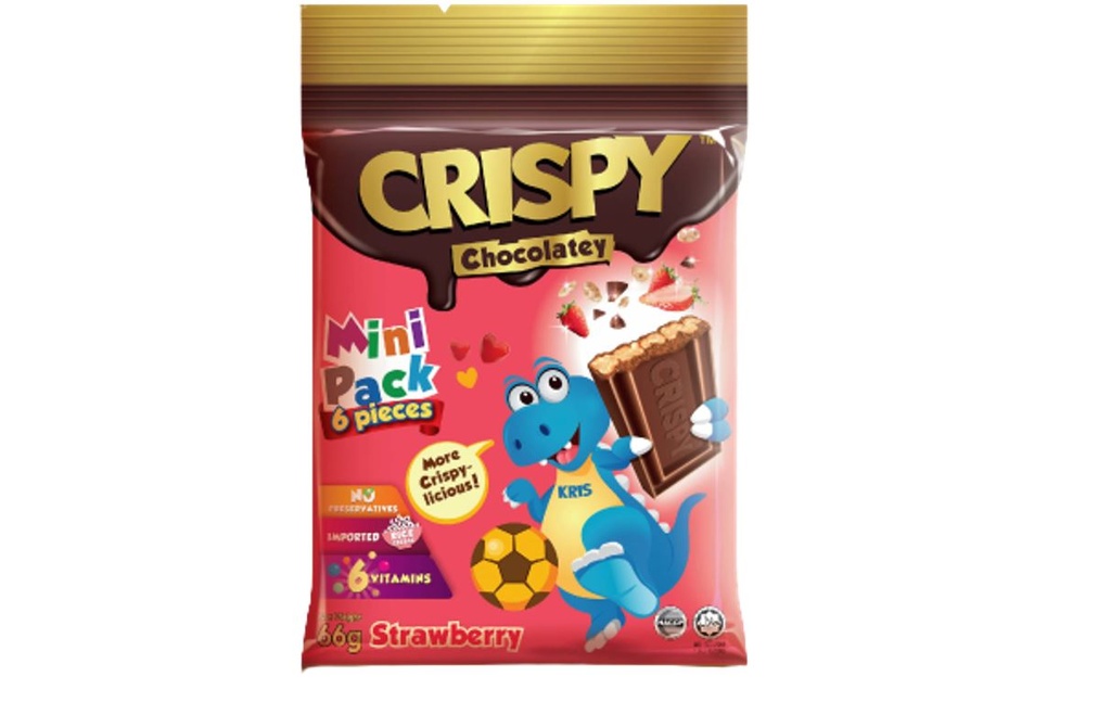 [CRP0023] Crispy Mini Pack Strawberry 66g