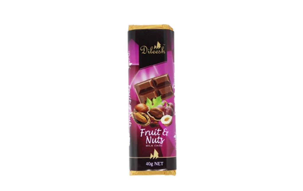 Dileesh Bar 40G Fruit & Nut