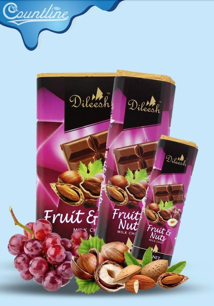 [DIL0012] Dileesh Fruit & Nut Chocolate 150g