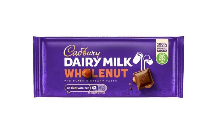 [DUN0003] Cadbury Dairy Milk Whole Nut 120g