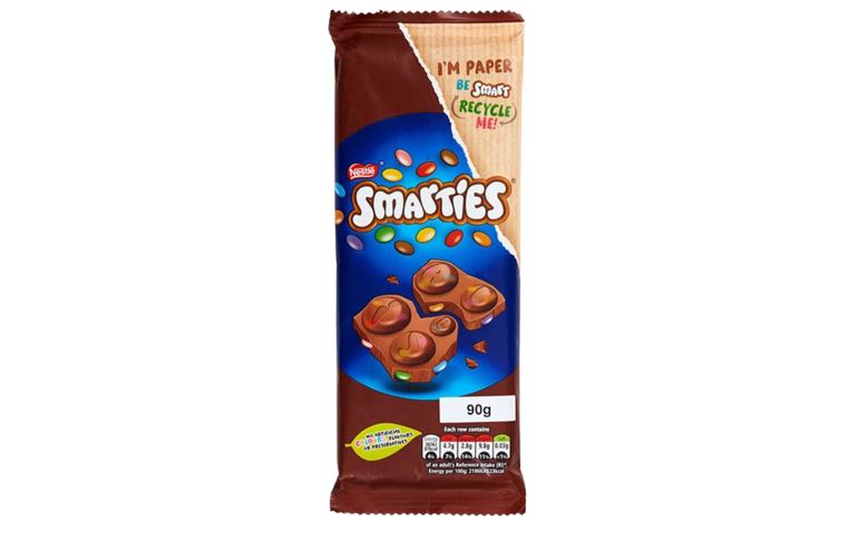 [DUN0047] Smarties Milk Bar 90g (UK)