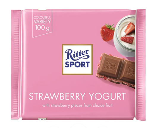 [DUN0094] Ritter Sport Strawberry Yogurt (Erdbeer Joghurt) 100g