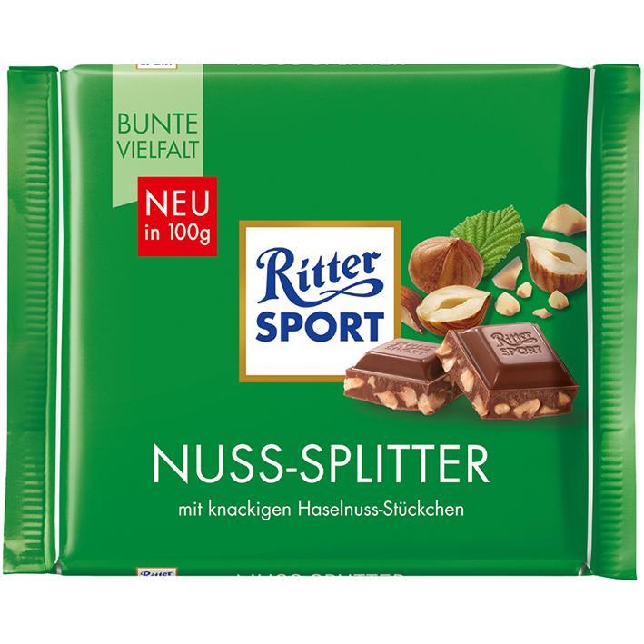 [DUN0095] Ritter Sport Hazelnuts (Nuss Splitter) 100g