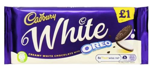 [DUN0166] Cadbury Oreo White Chocolate 120g