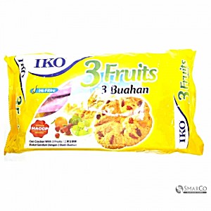 [IKO0044] IKO 3 Fruits Cracker 178g