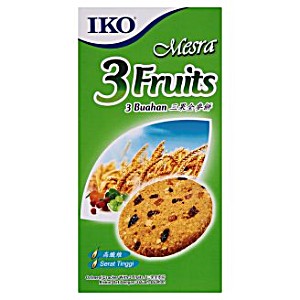 [IKO0060] IKO 3 Fruits Cracker 135g