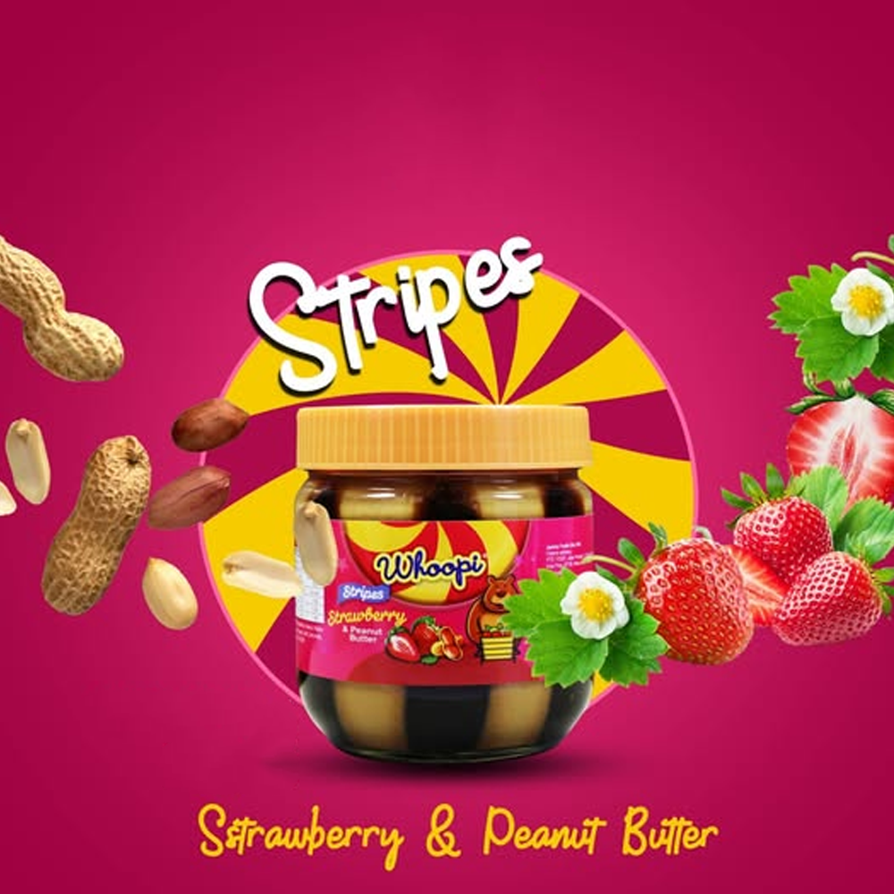 [JMY0033] Whoopi Peanut Butter Strawberry 340g