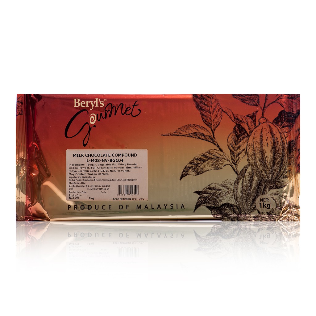 [LPD0743] Beryls Milk Compound Chocolate Block 1Kg