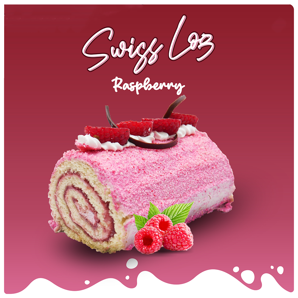Raspberry Swiss Roll