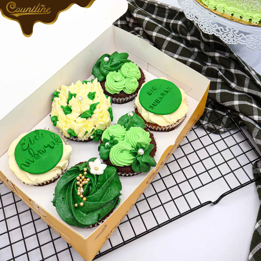 [MVB0261] Cup Cake Box Of 6 (Special Deco)