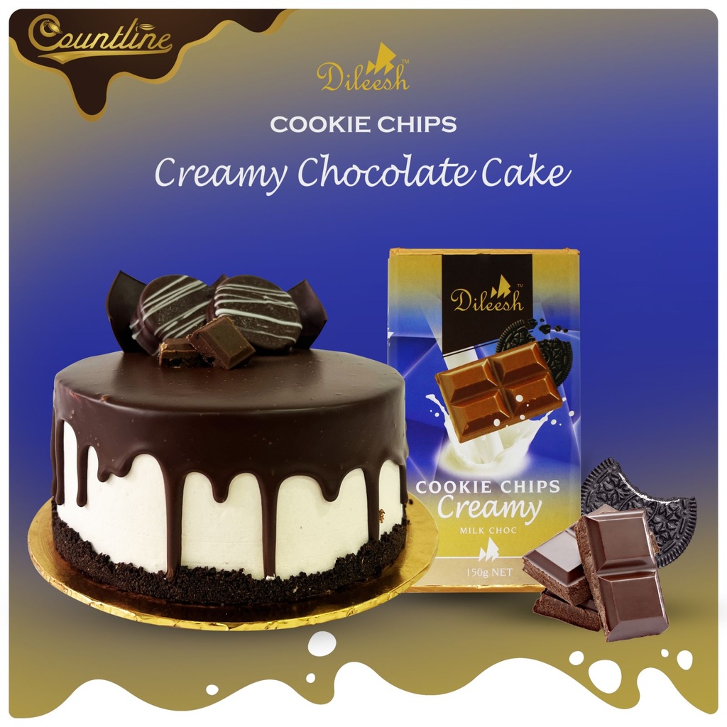 Dileesh Milk Cookie Chips Cake 6"